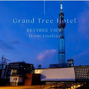  Apartment Grand Tree Skytree View Rooftop Asakusa Walk